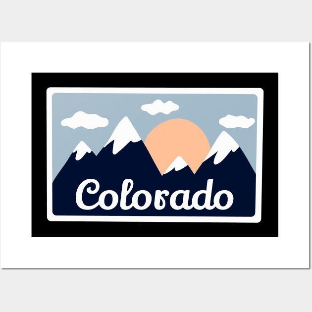 Colorado skiing - Colorado hiking Wall Art by UbunTo